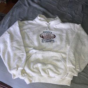 Vintage Disney Wilderness Lodge pullover embroidered sweatshirt sweater L